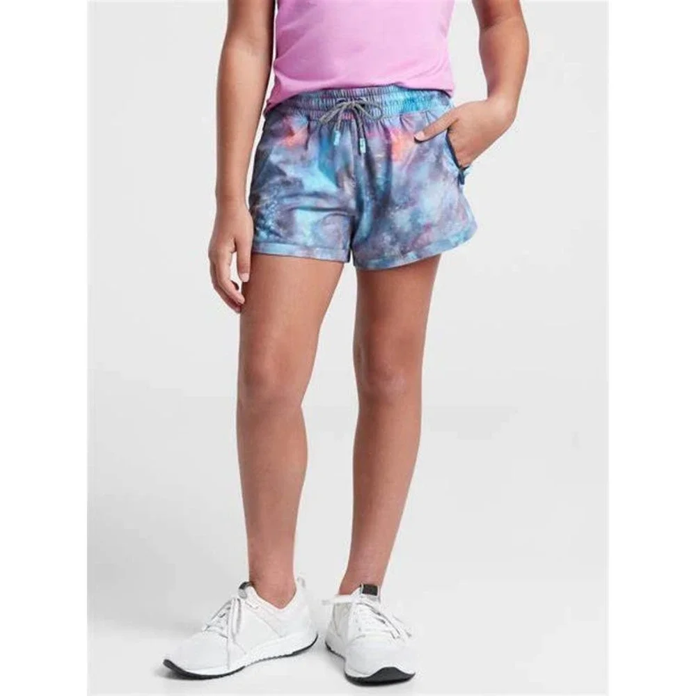 Athleta All Play Tie Dye Printed‎ Athletic Shorts Size XXL 16
